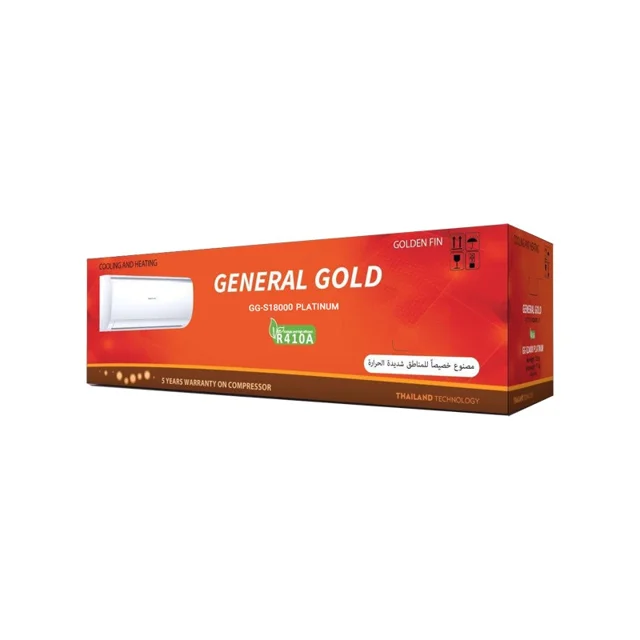 کولر گازی اسپلیت دیواری 18000 دور ثابت جنرال گلد مدل GG-S18000 Platinum 103109750